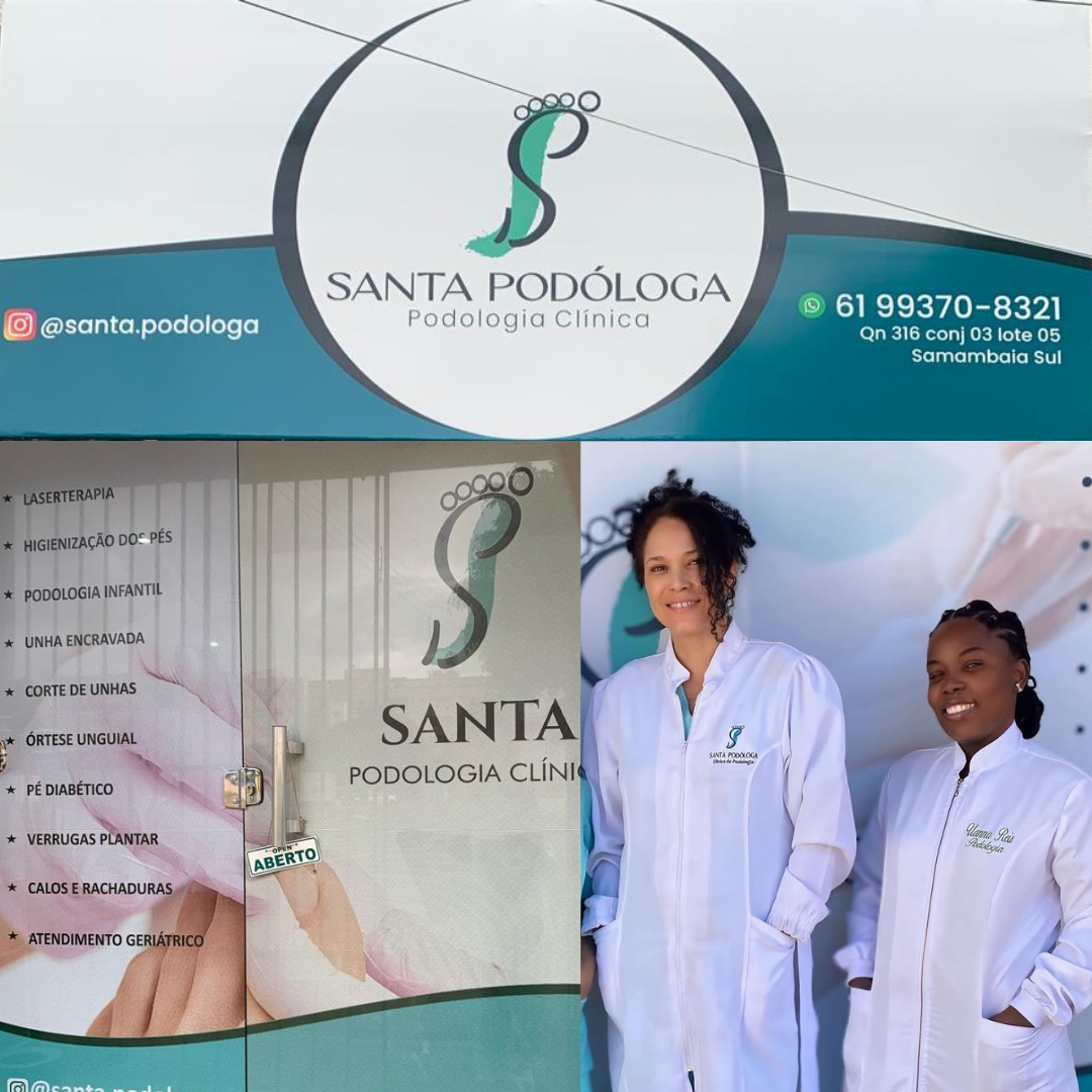 Profissional realizando tratamento de podologia humanizado
