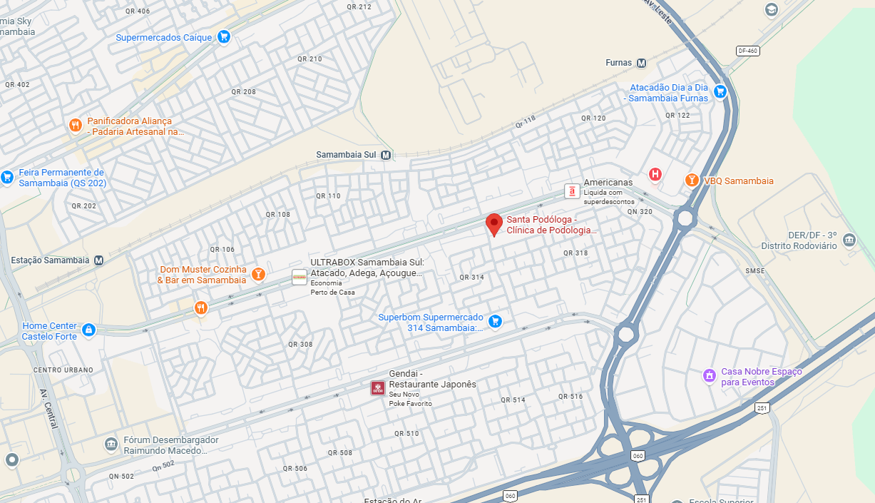 Mapa Samambaia